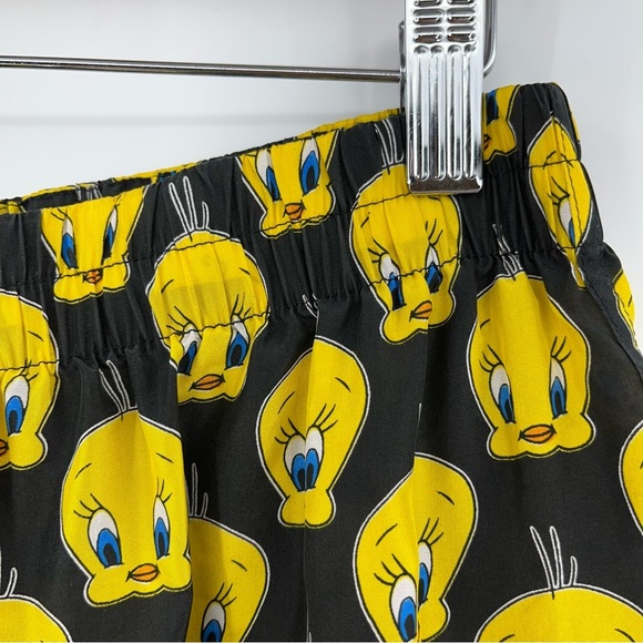 NWT 90s Vintage Tweety Looney Tunes 100% Silk 0919 Men's Boxer Shorts Toons - Picture 4 of 11